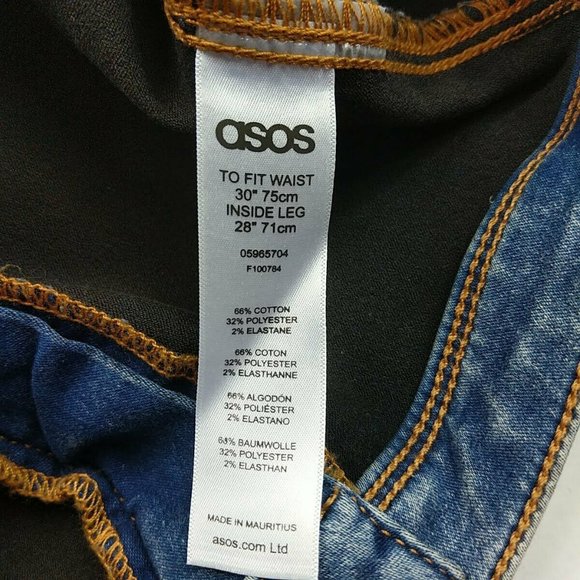 Asos Denim Womens Jegging Jeans 328 
